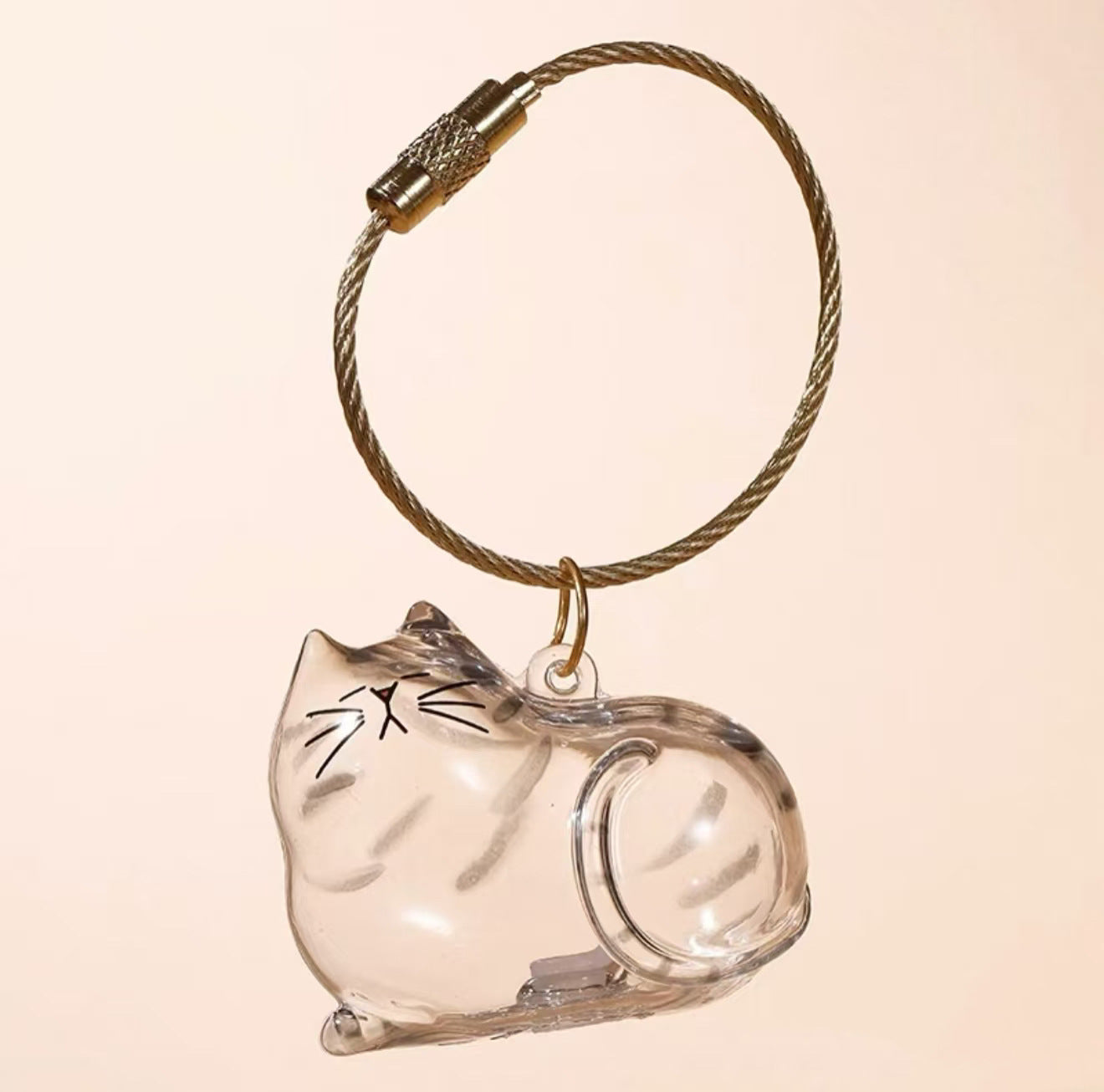 Cat Dog Transparent Hair Storage Box